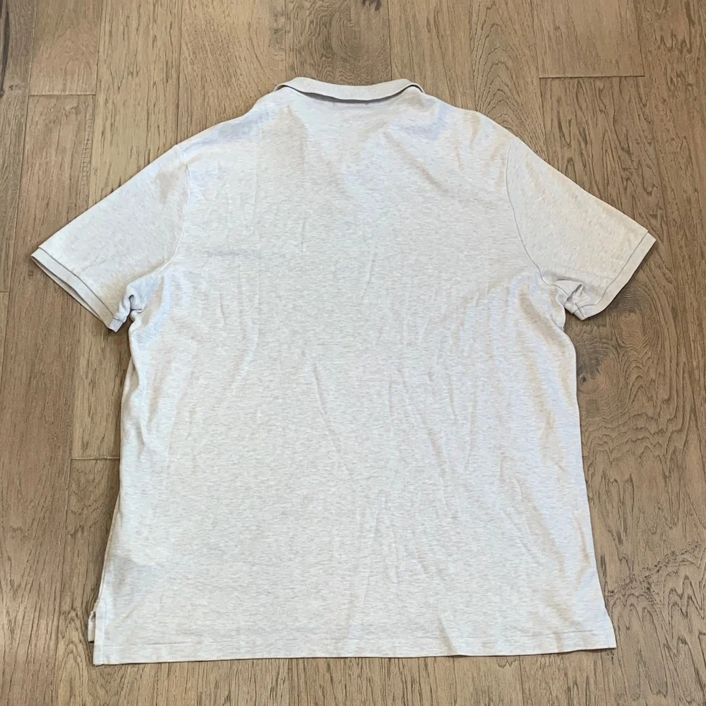 Polo by Ralph Lauren Men’s Light Heather Gray Polo with Navy Pony Size XXL - Picture 12 of 12